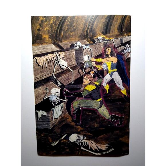 Metallica Metal Thunder Hard Rock Fantasy Comic July 1992 Art Vintage NOS Unused - Picture 2 of 10